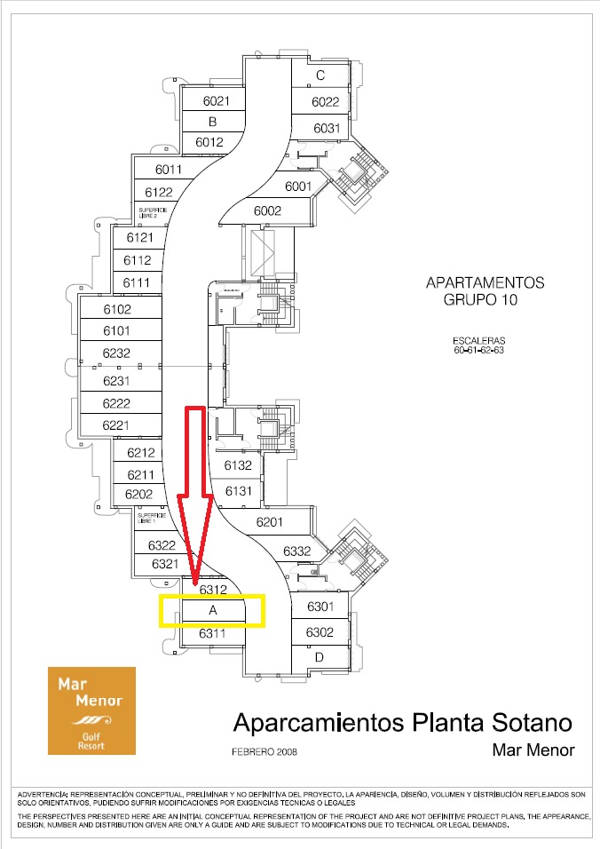 Garage space for sale Staircase 63